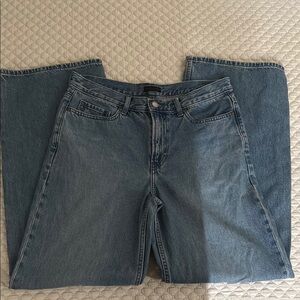Uniqlo Wide Straight Denim Jeans